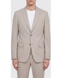 Rier - Blazer Droit En Pure Laine À Revers En Pointe Et Deux Boutons - Lyst