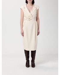 Pinko - Midi Crepe Dress - Lyst