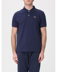 La Martina - Cotton Polo Shirt With Logo - Lyst