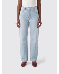 Agolde - Vaqueros Kelly De Cintura Alta En Denim Con Pernera Recta - Lyst