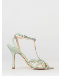 Anna F. - Patent Leather Sandal - Lyst