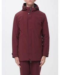 Heskimo - Short Windproof Stretch Nylon Parka With Padded Hood - Lyst