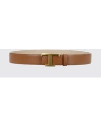 Tod's - T Timeless Reversible Leather Belt - Lyst