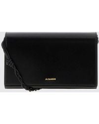 Jil Sander - Tangle Mini Leather Crossbody Bag With Braided Strap - Lyst