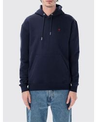 Ami Paris - Sudadera Con Capucha De Algodón - Lyst