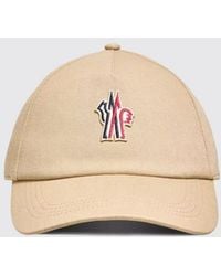 Moncler - Cotton Twill Hat With Embroidered Logo - Lyst