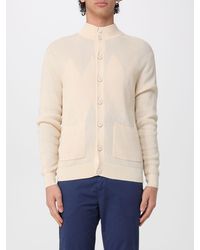 Ballantyne - Cotton Button-Up Cardigan - Lyst