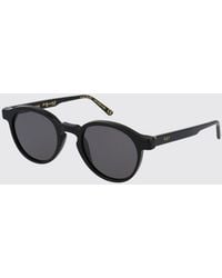 Retrosuperfuture - Schwarze Abgerundete Acetat-Sonnenbrille Von - Lyst