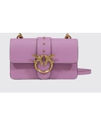 Pinko - Love One Mini Leather Bag - Lyst