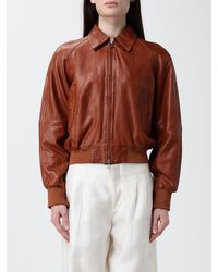 Pinko - Leather Jacket - Lyst