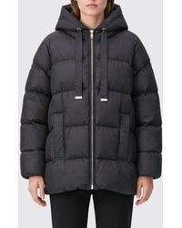 Max Mara - Nerine Short Quilted Nylon Down Jacket With Hood And Zip Closure - Lyst