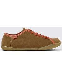 Camper - Twins Suede And Recycled Pet Sneakers - Lyst