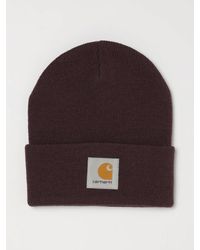 Carhartt - Acrylic Beanie Hat With Cuffed Brim And Embroidered Logo - Lyst