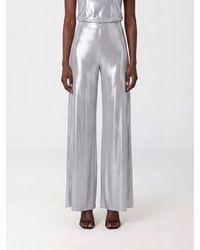 Norma Kamali - High-Waisted Jersey Wide-Leg Trousers - Lyst