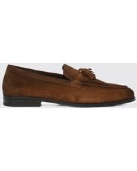 Doucal's - Suede Loafers With Tassels - Lyst
