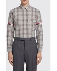 Thom Browne - Tartan Cotton Shirt - Lyst