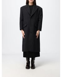 Marni - Single-Breasted Long Wool Coat With A Relaxed Fit - Lyst