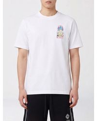 CASABLANCA - Organic Cotton T-Shirt With Logo - Lyst