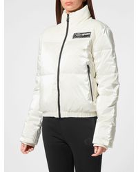 Philipp Plein - Cropped Quilted Bomber Jacket With High Neck - Lyst