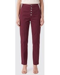 Dondup - Nima Slim Fit Cropped Stretch-Cotton Trousers - Lyst