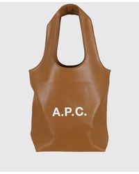 A.P.C. - Ninon Small Tote Shoulder Bag - Lyst