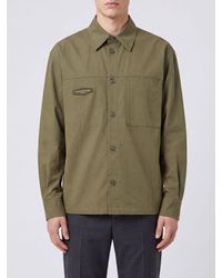 WOOYOUNGMI - Long-Sleeved Casual Cotton Shirt With Applied Pocket - Lyst