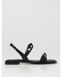 michael kors black and white sandals