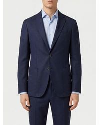 Sartorio Napoli - Single-Breasted Cashmere And Silk Blazer With Peak Lapels - Lyst
