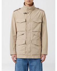 Fay - Cotton Jacket With Hook - Lyst