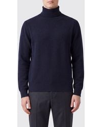 Brioni - Cashmere And Wool Blend Turtleneck Jumper With Ribbed Trims - Lyst