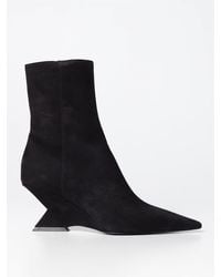 The Attico - Cheope Suede Ankle Boots - Lyst