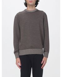 Paul & Shark - Paul &Amp Shark 100% Wool Crewneck Jumper With Ribbed Trims - Lyst