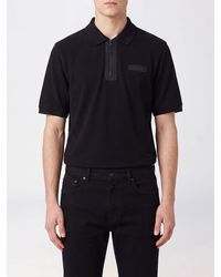 Maison Kitsuné - Maison Kitsun&Eacute Organic Cotton Half-Zip Polo Shirt - Lyst
