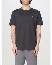 Fred Perry - Classic Cotton Crew Neck Tee - Lyst