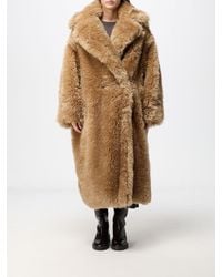 MEIMEIJ - Long Double-Breasted Oversized Faux Fur Coat - Lyst