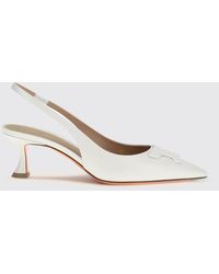 Santoni - Buckle Slingback Pumps - Lyst