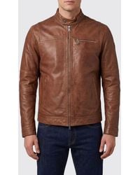 Peuterey - Leather Jacket - Lyst