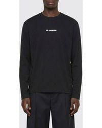 Jil Sander - Cotton Logo T-Shirt - Lyst