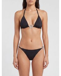 Philipp Plein - Pp Bikini Top Swimsuit - Lyst