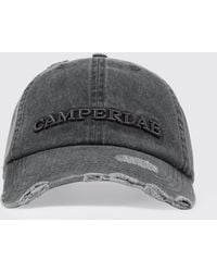 CAMPERLAB - Logo Worn Denim Hat - Lyst