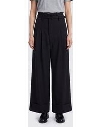 Junya Watanabe - High-Waisted Wide-Leg Wool Blend Palazzo Pants - Lyst
