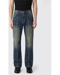 Versace - Used Denim Straight Jeans - Lyst