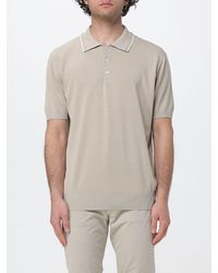 Canali - Cotton Knit Polo Shirt - Lyst