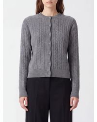 GIMAGUAS - Wool-Blend Crew-Neck Cardigan With Buttons - Lyst