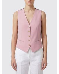 Tagliatore - Virgin Wool Blend Waistcoat - Lyst