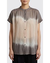 Roberto Collina - Printed Cotton And Silk Shirt - Lyst