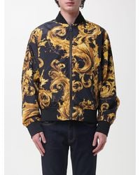 Versace Jeans Couture - Reversible Polyester Bomber Jacket - Lyst