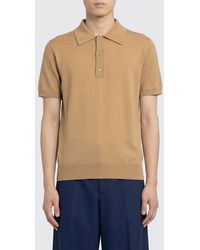 Valentino - Virgin Wool Knit Polo Shirt - Lyst