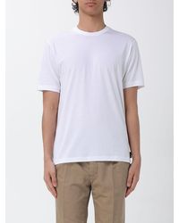 Zanone - Basic Cotton And Silk T-Shirt - Lyst