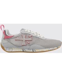 Premiata - Mesh And Leather Runsead Sneakers - Lyst